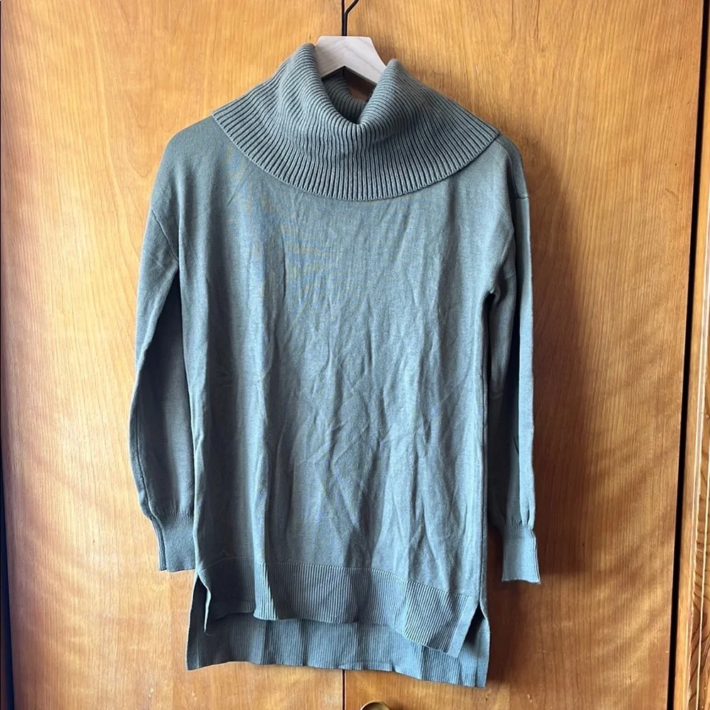 LOFT Hunter Green Turtleneck Sweater NWT Small